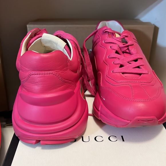 Gucci pink sneakers size 36 💘 - Picture 3 of 7